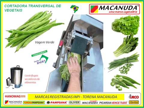 MÁQUINA PROFISSIONAL DE CORTAR VAGEM VERDE MARCA MACANUDA